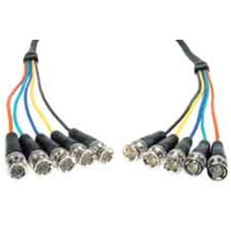 COMPREHENSIVE Comprehensive HR Pro Series 5 BNC plugs each end RGBHV Video Cable 25ft 5BP-5BP-25HR